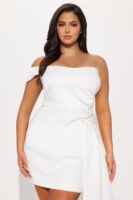 White One-Shoulder Dress