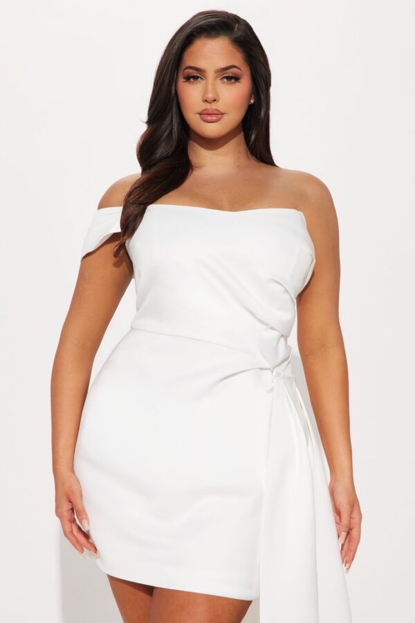White One-Shoulder Dress