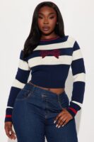 Navy Graphic Sweater