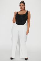 Pleated Dress in White