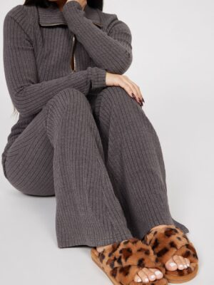 Ready To Be Comfy Slippers - Leopard