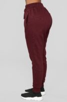 Burgundy Oversized Pants