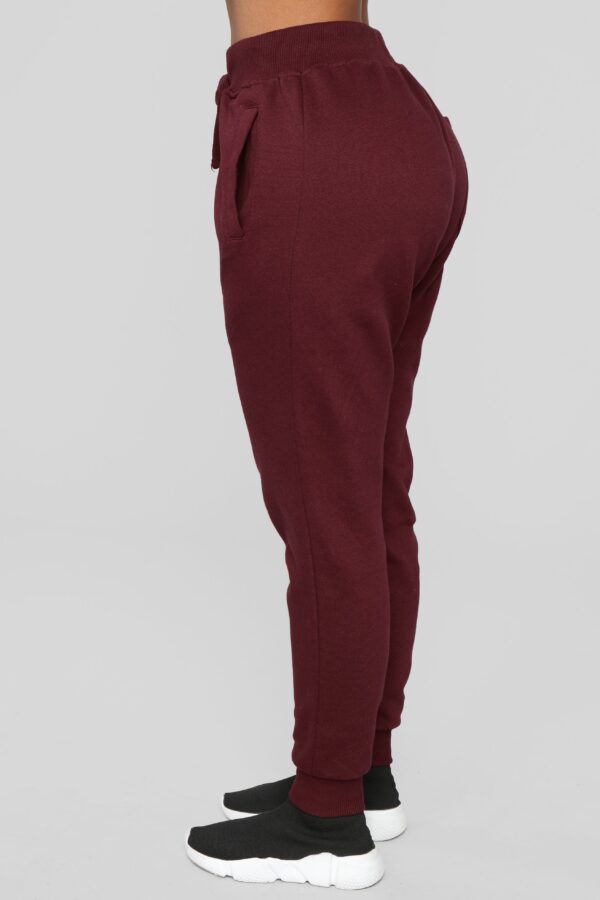 Burgundy Oversized Pants