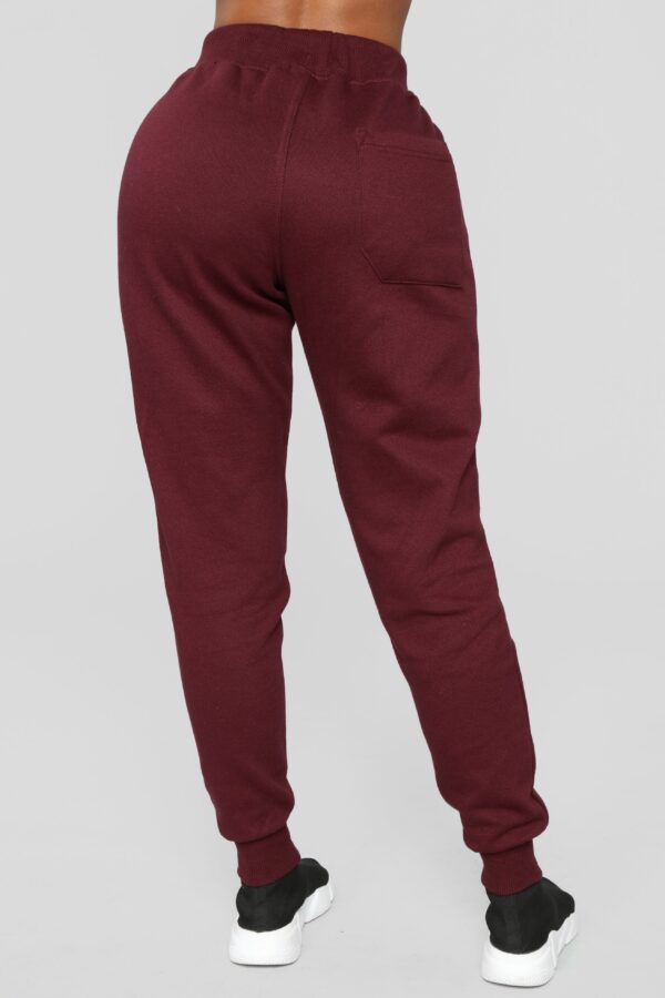 Burgundy Oversized Pants