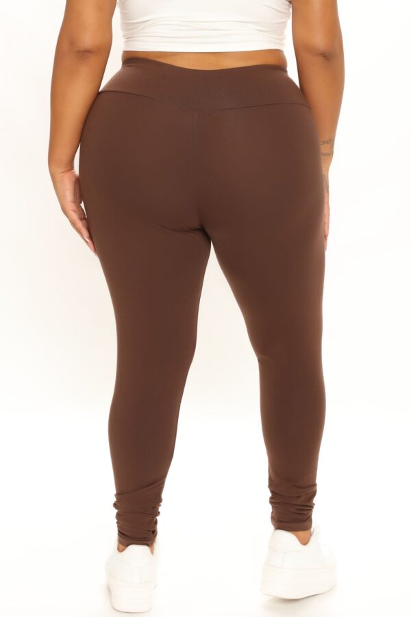 Leggings in Chocolate 95% cotton