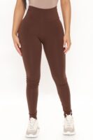 Leggings in Chocolate 95% cotton