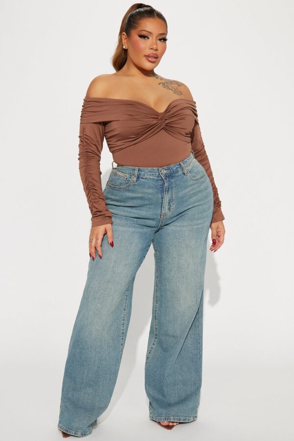Blue Wide-Leg Pants