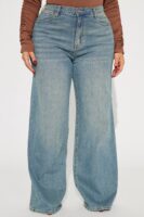 Blue Wide-Leg Pants