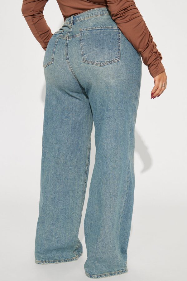 Blue Wide-Leg Pants