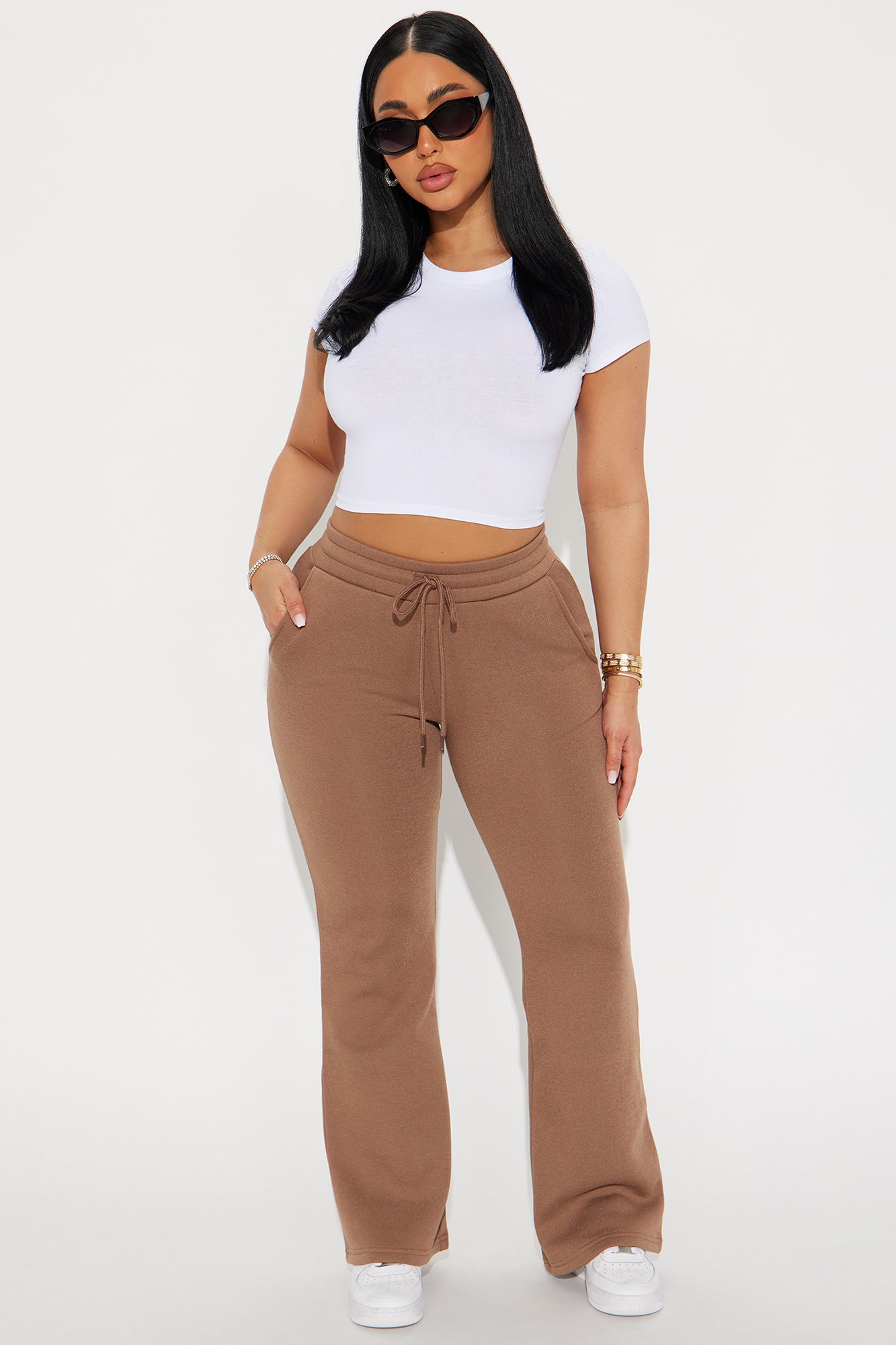 Pants in Brown 100% polyester