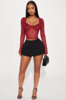 Black Shorts with pleated