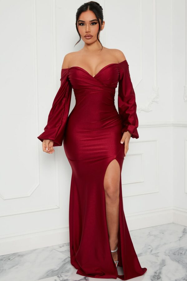 Maxi Dress in Wine