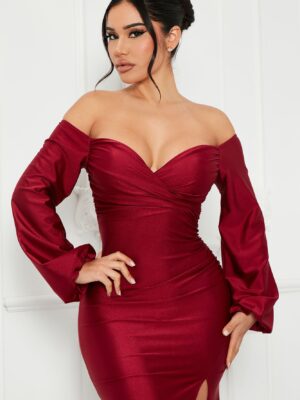 Maxi Dress in Wine