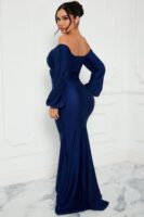 Navy Dress with maxi