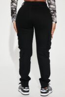 Pants in Black 97% cotton