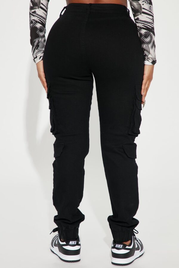 Pants in Black 97% cotton