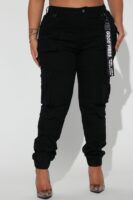 Pants in Black 97% cotton