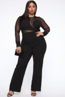 Jumpsuit in Black 95% polyester