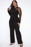 Jumpsuit in Black 95% polyester