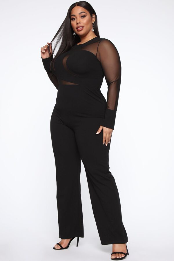 Jumpsuit in Black 95% polyester