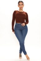 Chocolate Cropped Top