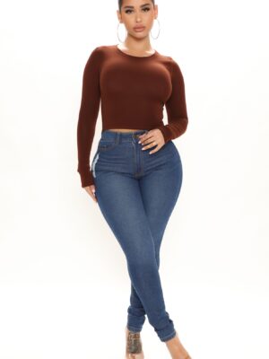 Chocolate Cropped Top