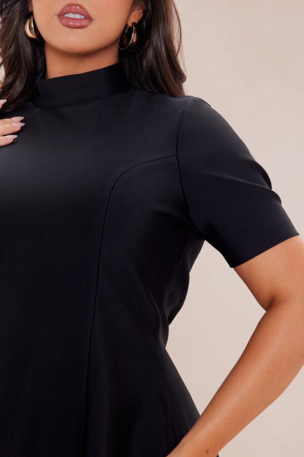 Black Dress with mock neck
