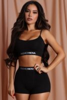 Cami in Black 95% cotton
