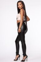 She Bad PU Leather Pant - Black