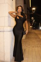 Black Dress with one shoulder