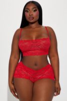 Set in Red 90% nylon