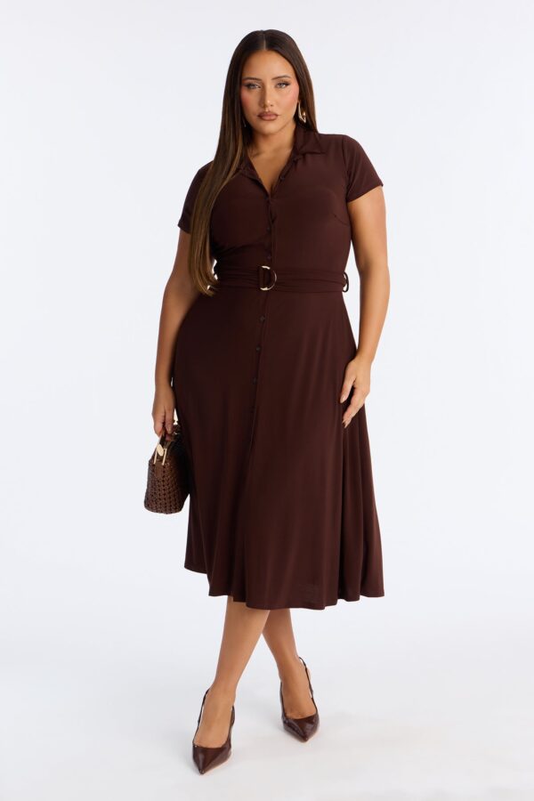 Dress in Chocolate 95% polyester