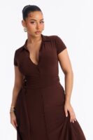 Dress in Chocolate 95% polyester