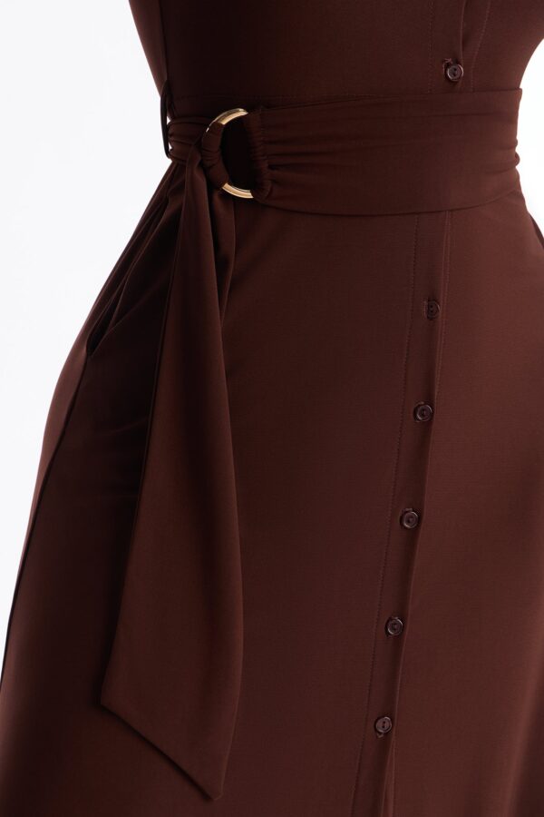 Dress in Chocolate 95% polyester