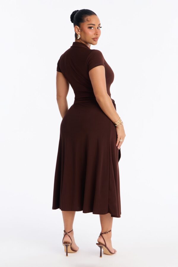 Dress in Chocolate 95% polyester