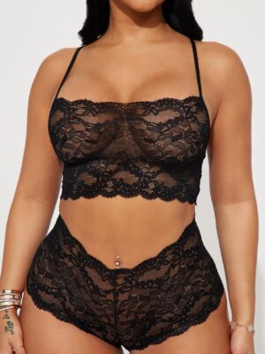 Set in Black 90% nylon