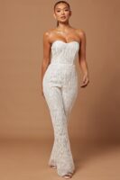 Jumpsuit in White 100% polyester