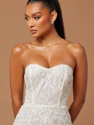Jumpsuit in White 100% polyester