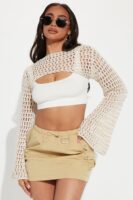 Ladies Kit Cream Pullover