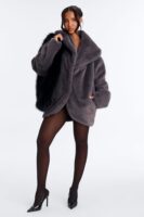 Ladies Kit Charcoal Coat