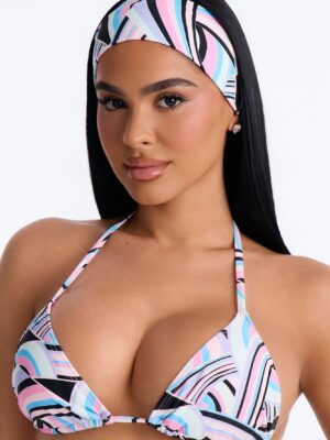 V-Neck Set in Pink