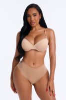 Let Me Live Low Hipster Panty - Tan