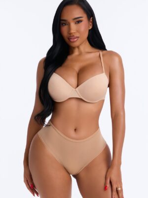 Let Me Live Low Hipster Panty - Tan