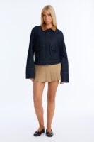 Jacket with contrast trim