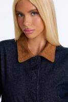 Jacket with contrast trim