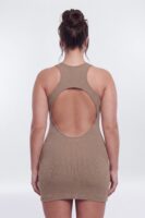 Dress in Taupe 79% cotton