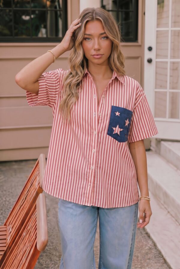 Top in White and Red