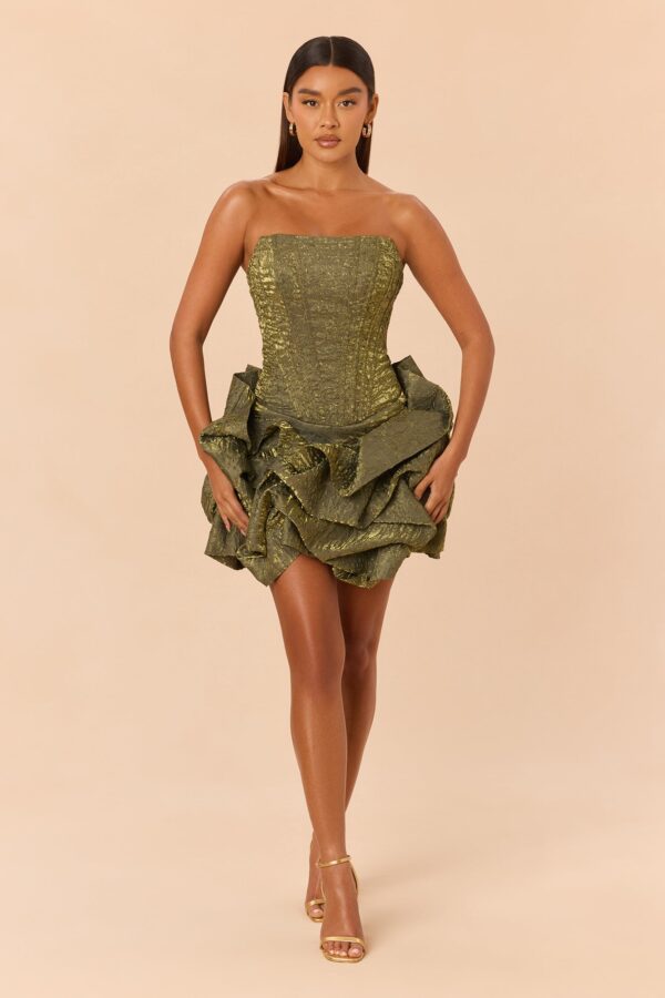 Mini Dress in Olive