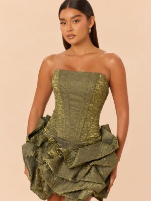 Mini Dress in Olive