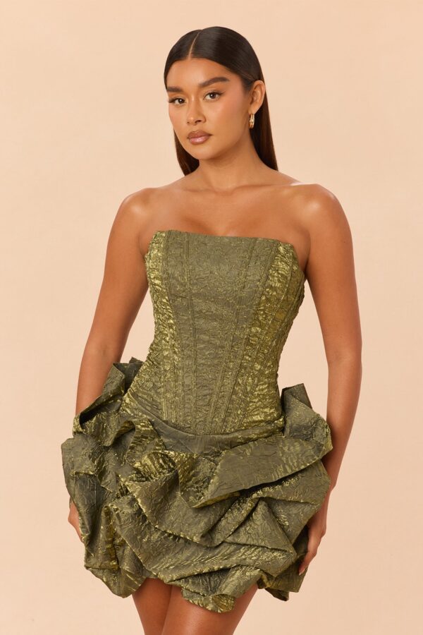 Mini Dress in Olive